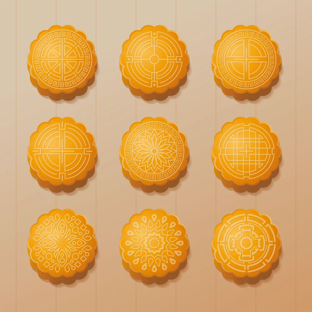 Moon Cake Icons