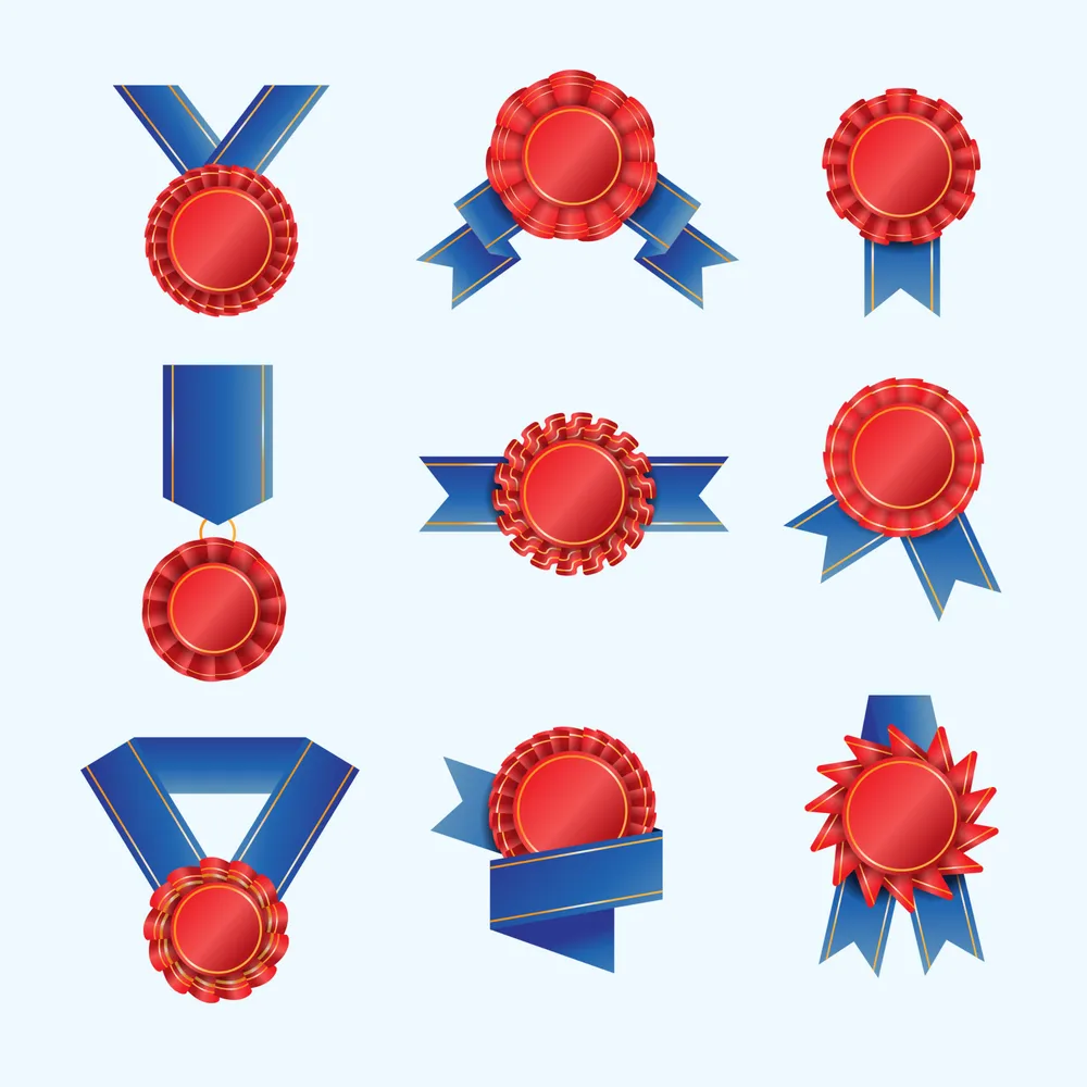 Ribbon Medallion Icon Pack