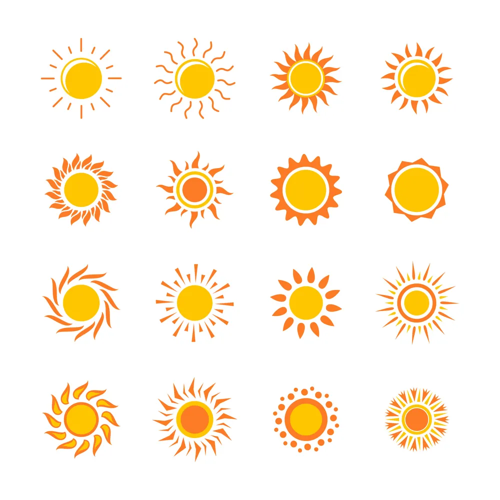 Sunburst Icon Bundle Collection