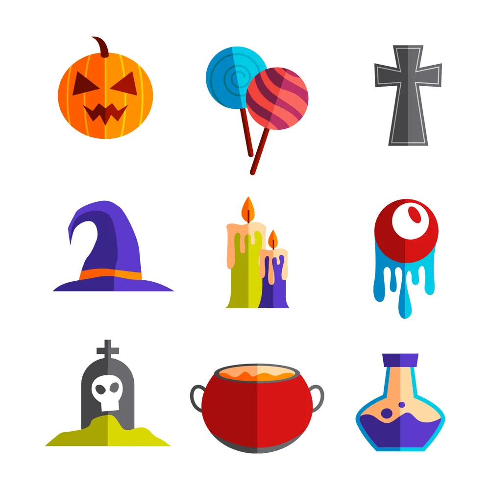 Halloween Party Icons Set