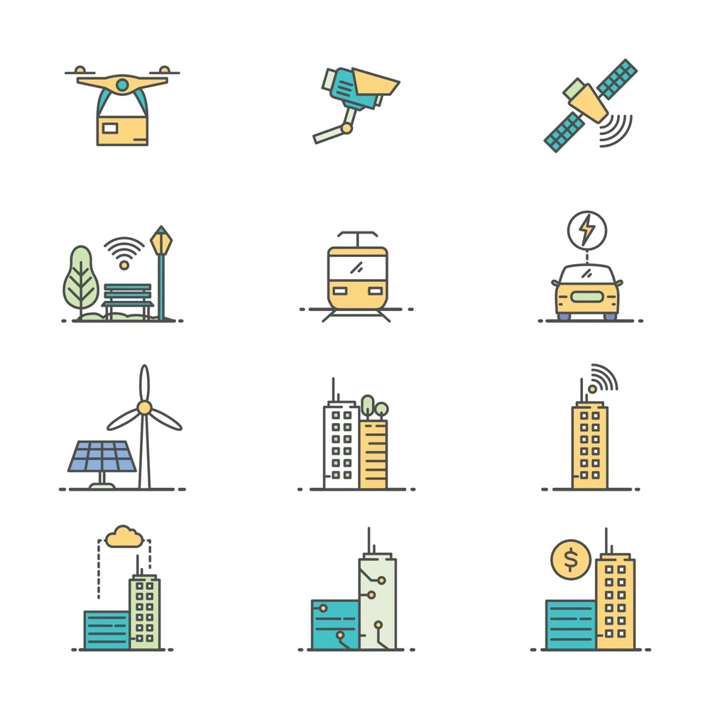 Smart City Icon Collection