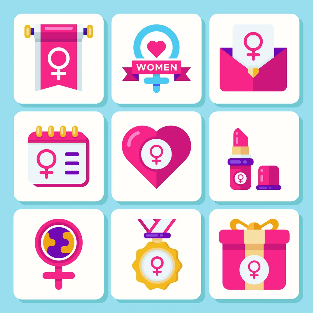 Women's Day Icon Set