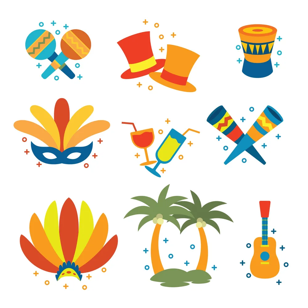 Rio Festival Icon Set