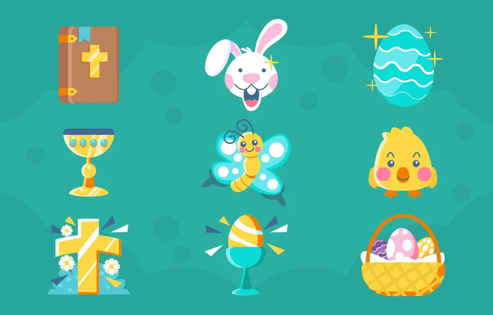 Colorful Icon of Easter