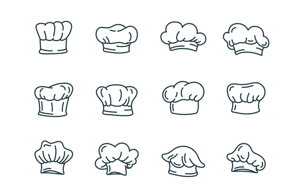Chef Line Style Icon Collection