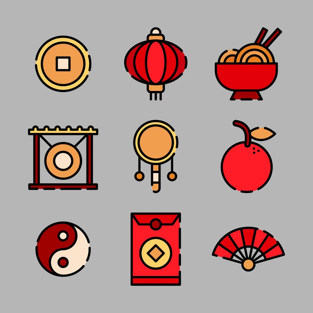 Icon Collection for Chinese New Year