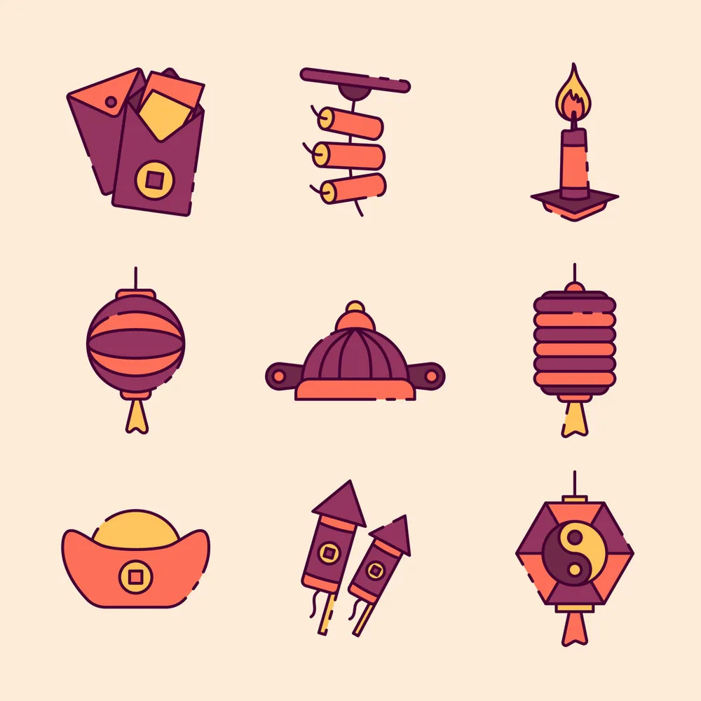 Icon Set of Chinese New Year