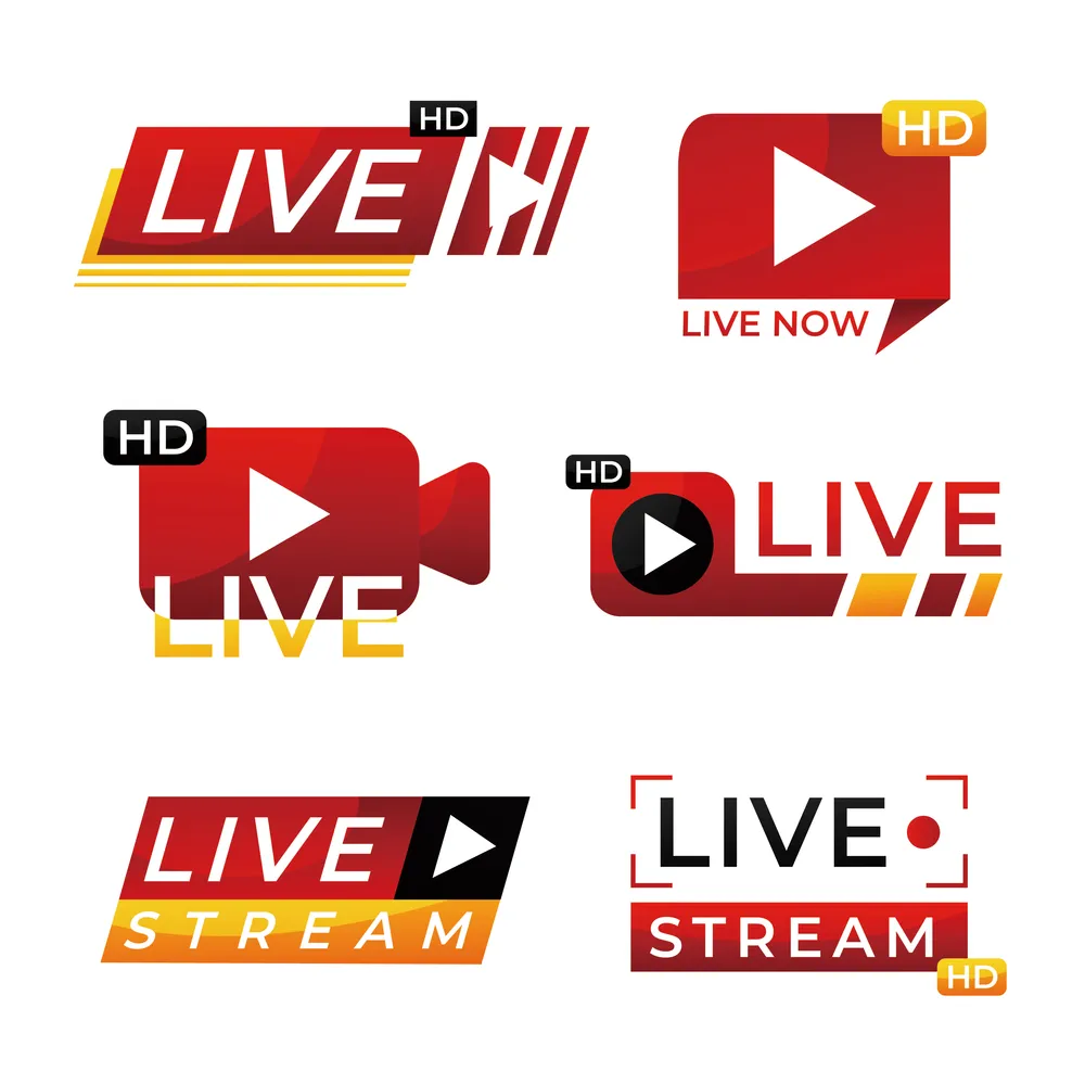 Live Streaming Set Label