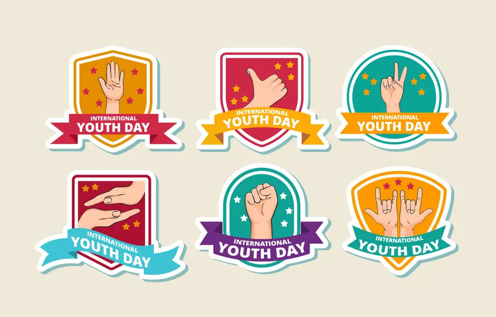 International Youth Day Badge Collection
