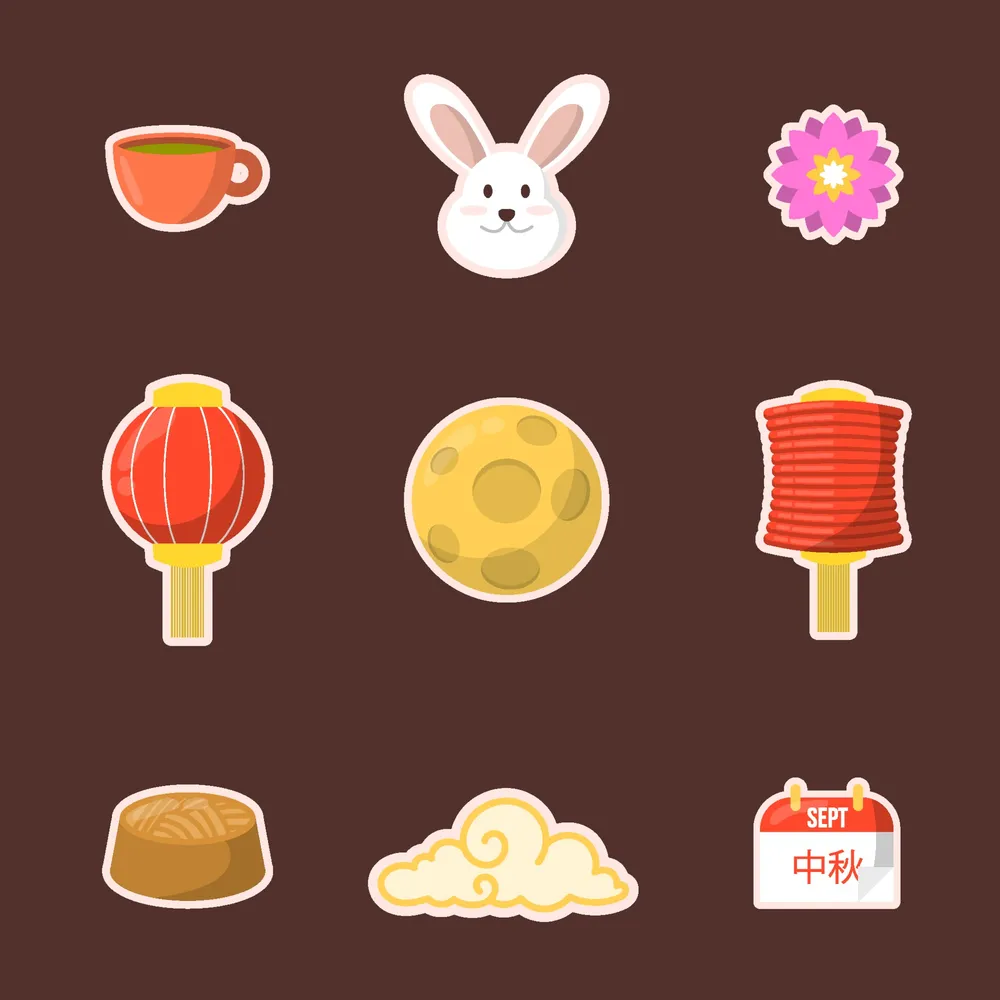 Mid-Autumn Element Collection