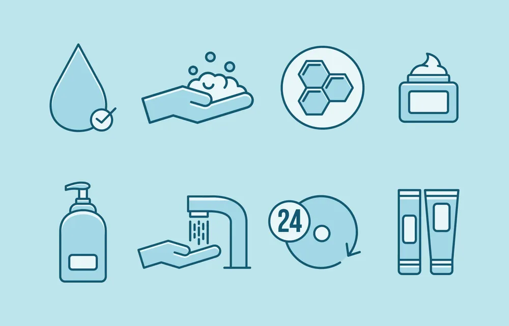 Collection of Skincare Symbol Design