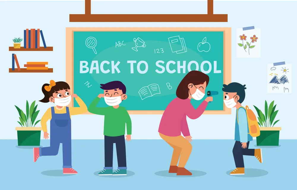 Students Back To Studying At School