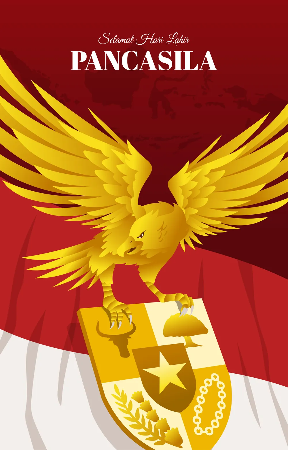 Indonesia Pancasila Day Concept