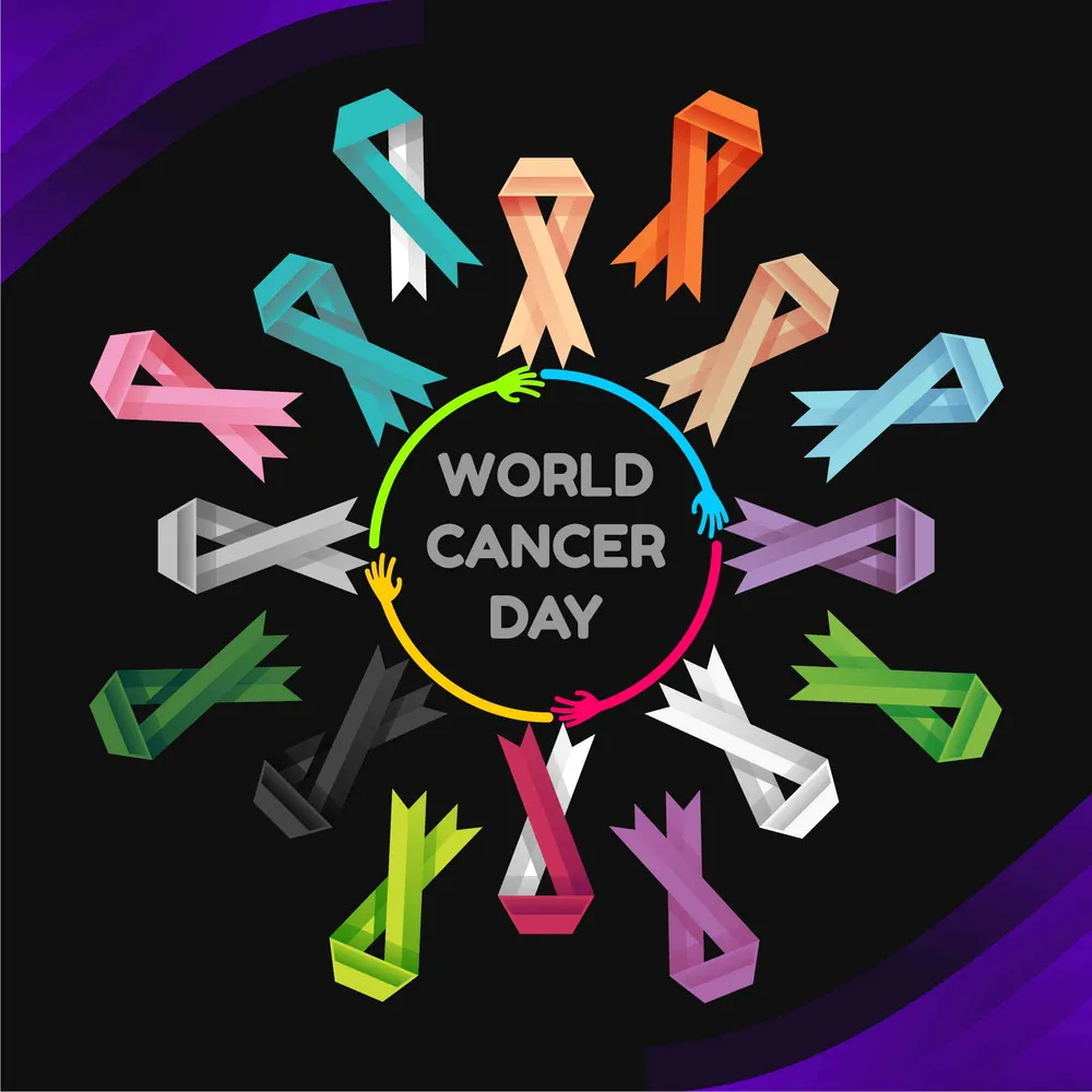 World Cancer Day Ribbons