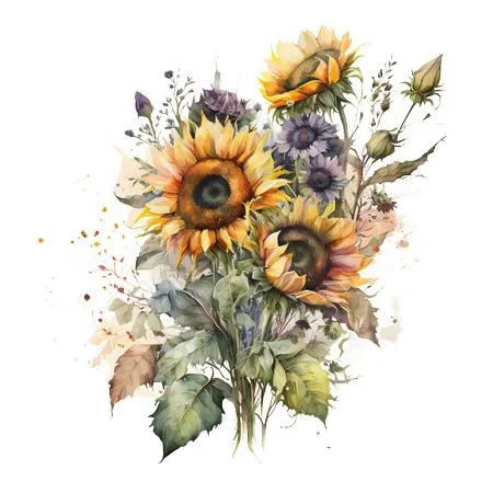 ˮ������������տ��廭PNG���ͼ