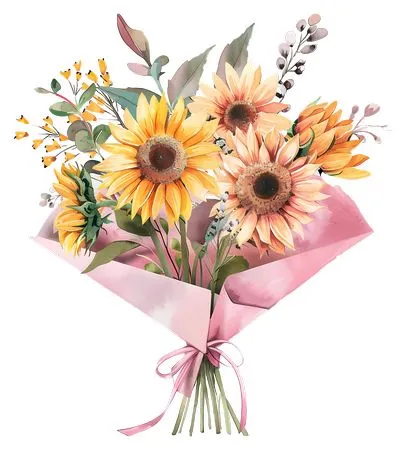 ��ɫ���տ������廭PNG���ͼ