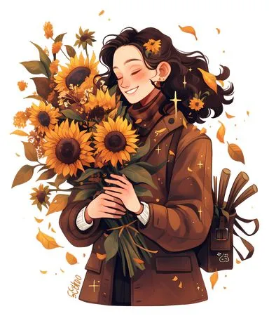 ���տ�Ů�����ֽ�ɫ���տ�����PNG����ز�