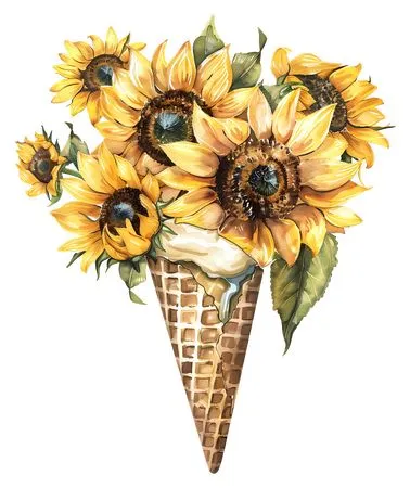 ˮ�����տ��������⻪��Ͳ���տ������廭PNG����ز�