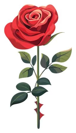 ��ɫõ�廨����Ҷ�廭PNG���ͼ