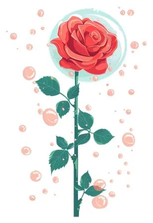 ��ɫõ�廨�����ݲ廭PNG���ͼ