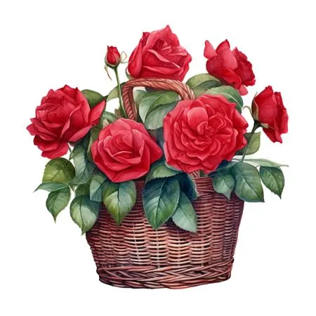 �������ź�ɫõ�廨PNG���ͼ