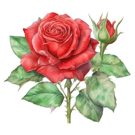 ������ɫõ�廨����Ҷ�廭PNG���ͼ