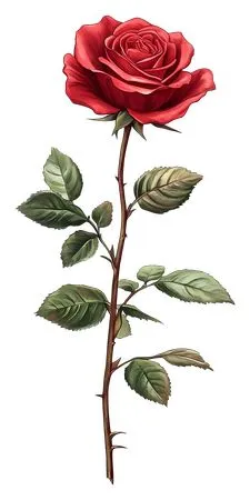 ��ɫõ�廨����ҶPNG���ͼ