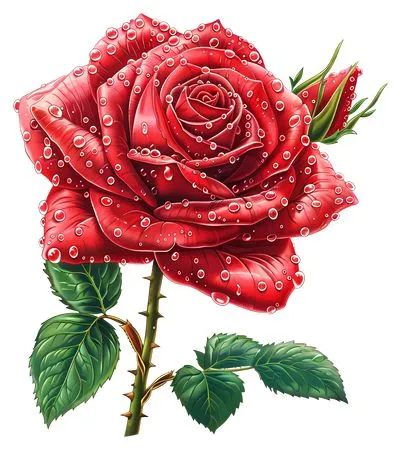 ��ɫõ�廨��ˮ��װ��PNG���ͼ