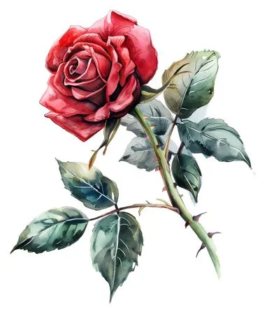 ������ɫõ�廨ˮ�ʲ廭PNG���ͼ