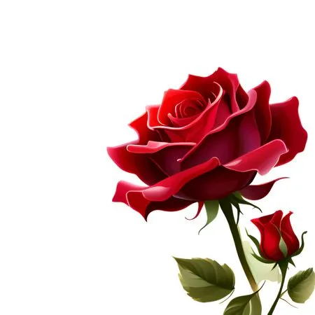 ʢ����ɫõ�廨��Ҷ�Ӳ廭PNG���ͼ