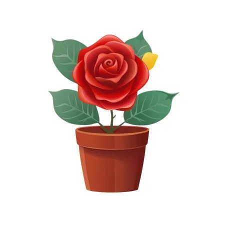 װ�λ����ɫõ�廨�廭PNG���ͼ