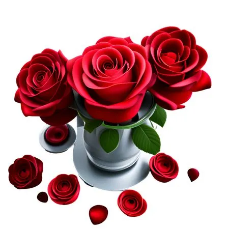 ����ƿ������ɫõ�廨PNG���ͼ