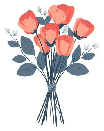 ��ɫõ�廨��PNG���ͼ