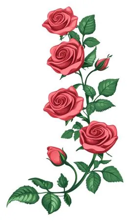 ��ɫõ�廨����ҶPNG���ͼ