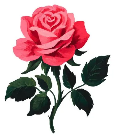 ��ɫõ�廨����ҶPNG���ͼ