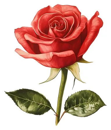 ��ɫõ�廨����ҶPNG���ͼ