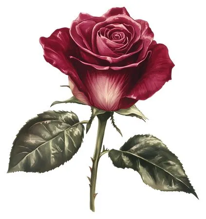 ��ɫõ�廨����ҶPNG���ͼ