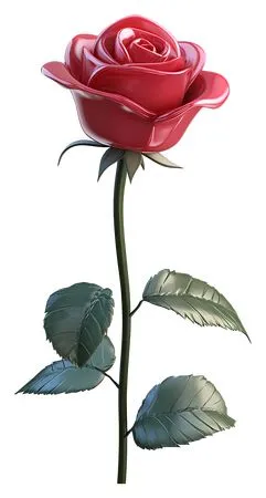 ��ɫõ�廨����ҶPNG���ͼ