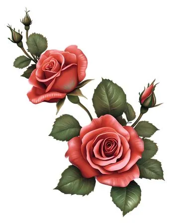 ��ɫõ�廨����ҶPNG���ͼ