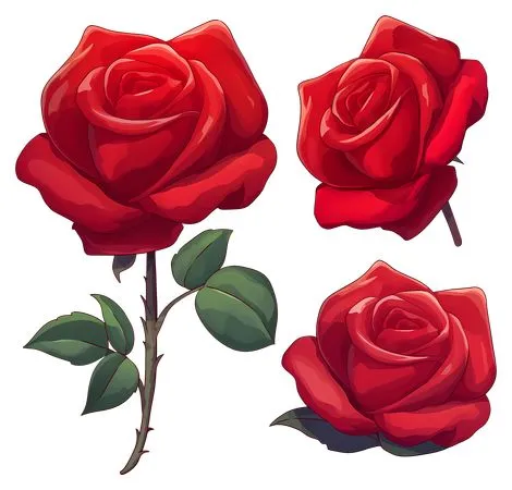 ��ɫõ�廨����ҶPNG���ͼ