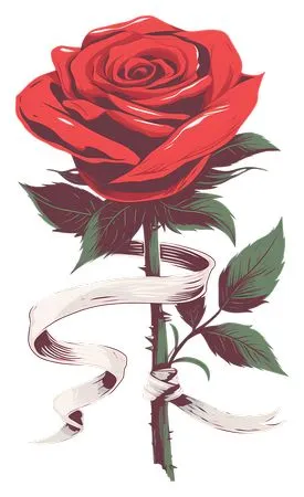 ��ɫõ�廨����ҶPNG���ͼ