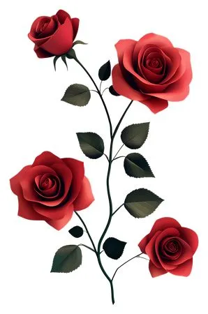 ��ɫõ�廨����ҶPNG���ͼ