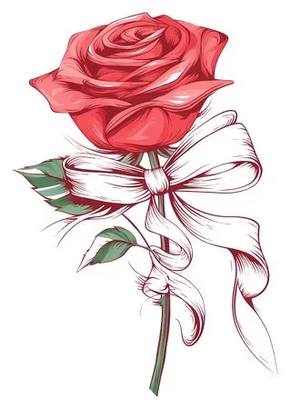 ��ɫõ�廨����ҶPNG���ͼ