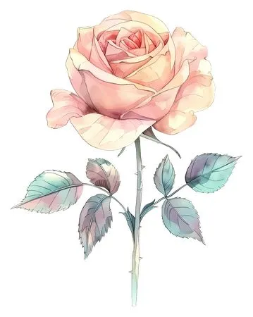 ʢ����ɫõ�廨PNG���ͼ