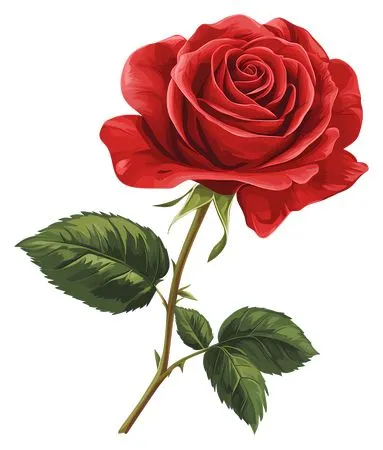 ��ɫõ�廨����ҶPNG���ͼ