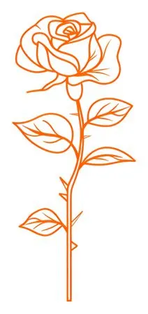 ��ɫõ�廨����ҶPNG���ͼ