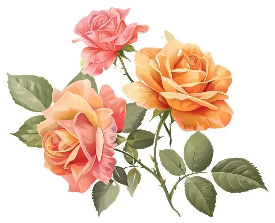 ʢ����ɫõ�廨PNG���ͼ