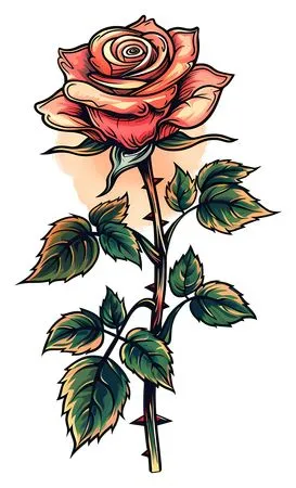 ������ɫõ�廨�ʹ̺�Ҷ��PNG���ͼ