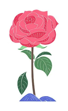 ������ɫõ�廨����ҶPNG���ͼ