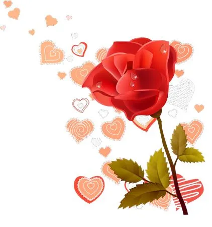 ������ɫõ�廨����ҶPNG���ͼ